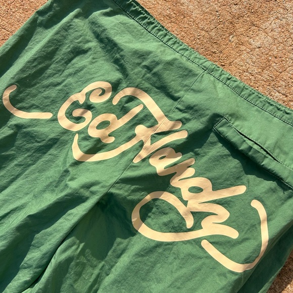 Ed Hardy Women’s Size Small Wide Leg Cargo Pants in Army Green - Picture 10 of 14